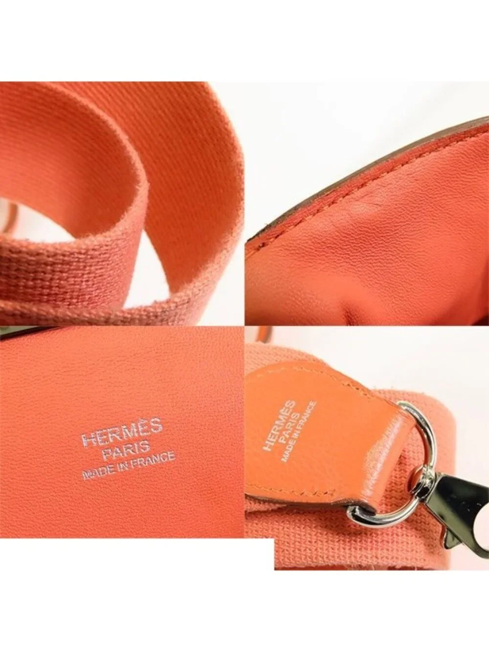 Hermes Toolbox 20 Flamingo Silver Evercolor 2-Way Shoulder Bag